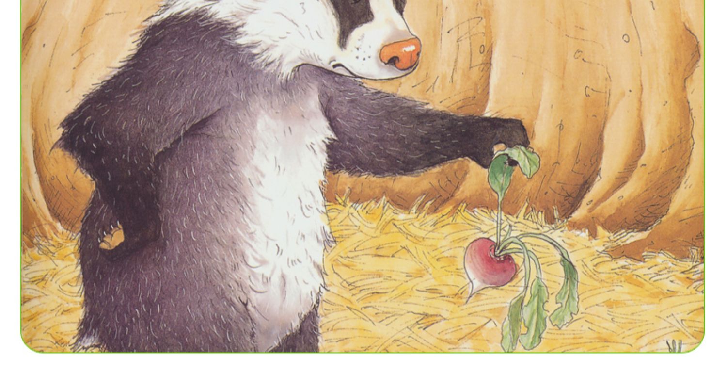 【颜系图书】獾的美餐 精装硬壳凯萨兹著东方娃娃绘本儿童3-6-8岁亲子