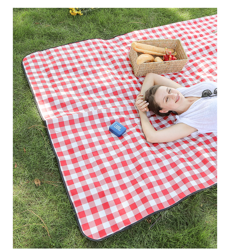 采帆野餐垫春游防潮垫野餐布户外便携防水草野炊地垫子郊游加厚ins风