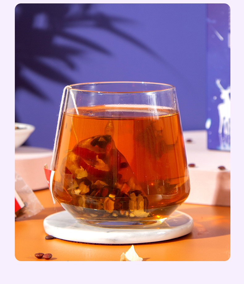 雅丽百花缘花草茶 雅丽百花缘 酸枣仁百合茶 晚安茶160g(20小包) 十珍