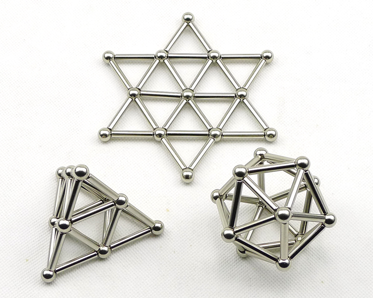 磁力球巴克球魔力磁球巴克球磁力棒组合套装创意磁铁拼搭积木吸铁石