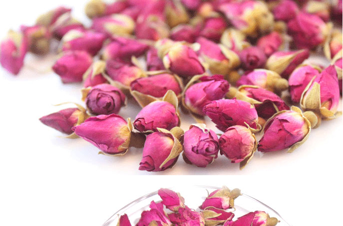 特级天然花茶平玫瑰花茶50克平干玫瑰花蕾泡茶袋装散装