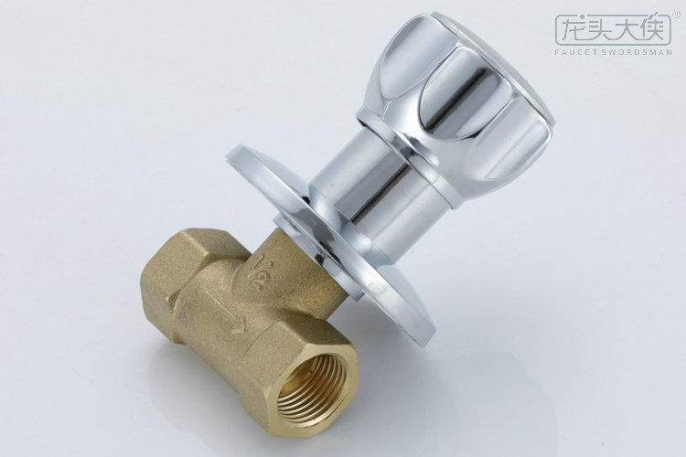 快开暗阀大流量暗装阀门截止阀埋墙入墙太阳能上水开关暗阀ppr