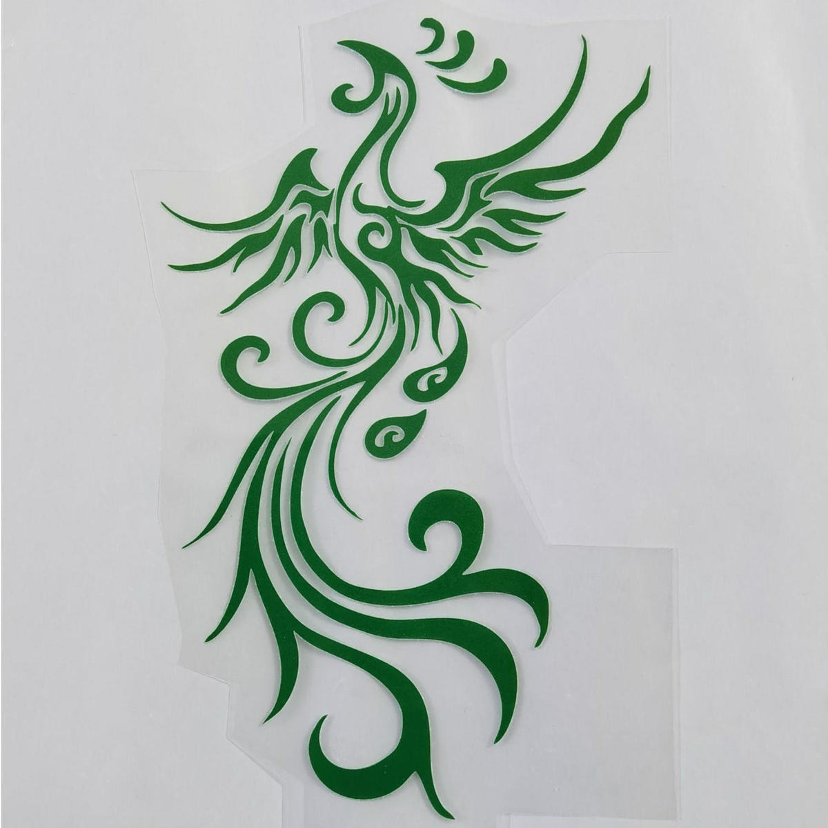 吉祥凤凰七维五行七维元素能量贴配色配饰贴七维五行一体绿色吉祥凤凰