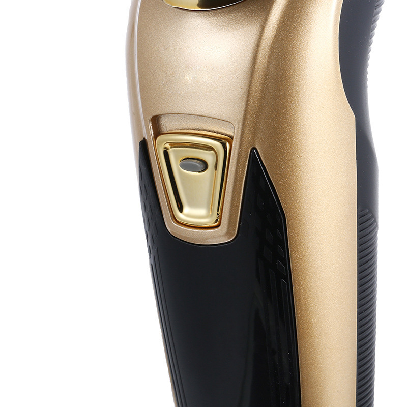 凌科3188剃须刀水洗充电式刮胡刀多功能带推剪鼻毛修剪黑金色