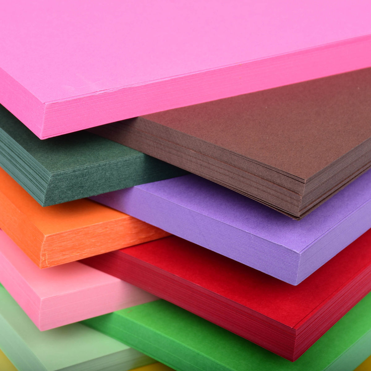 木浆彩卡纸a4手工diy卡片制作装饰大张8k剪纸幼儿园4k a4 加厚硬卡纸