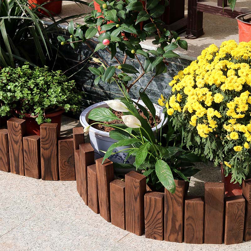 创意园艺护栏室内阳台木栅栏户外阳台护栏庭院子装饰围栏幼儿园圣诞小