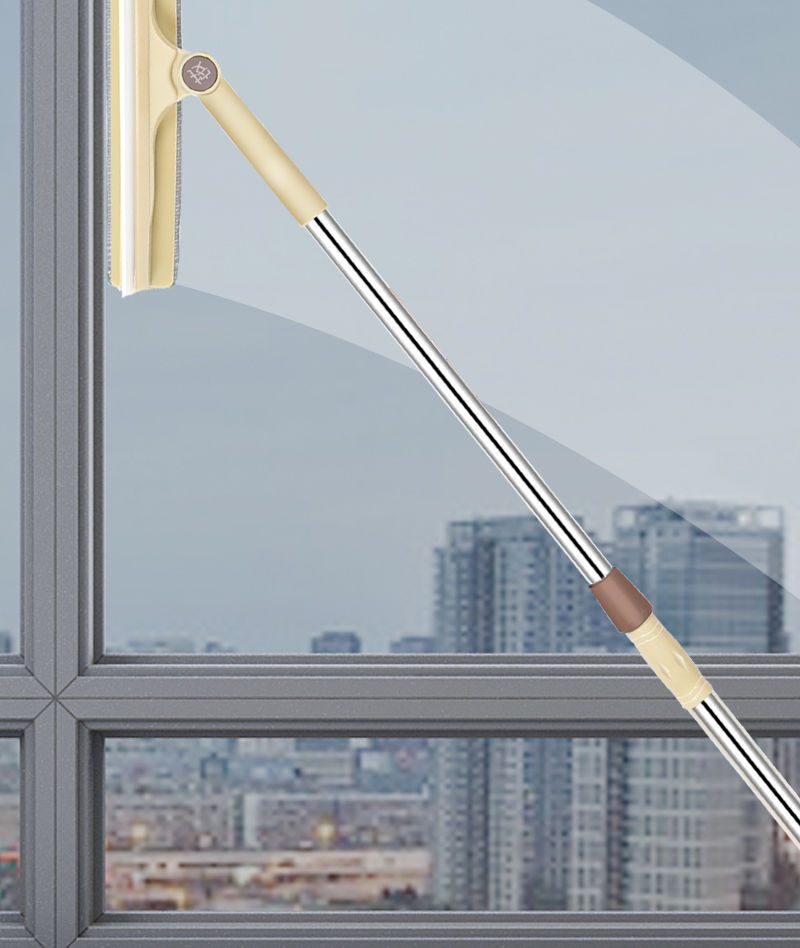 伸缩杆擦窗器擦玻璃清洁工具窗户刮玻璃器玻璃擦双面刮水擦窗神器