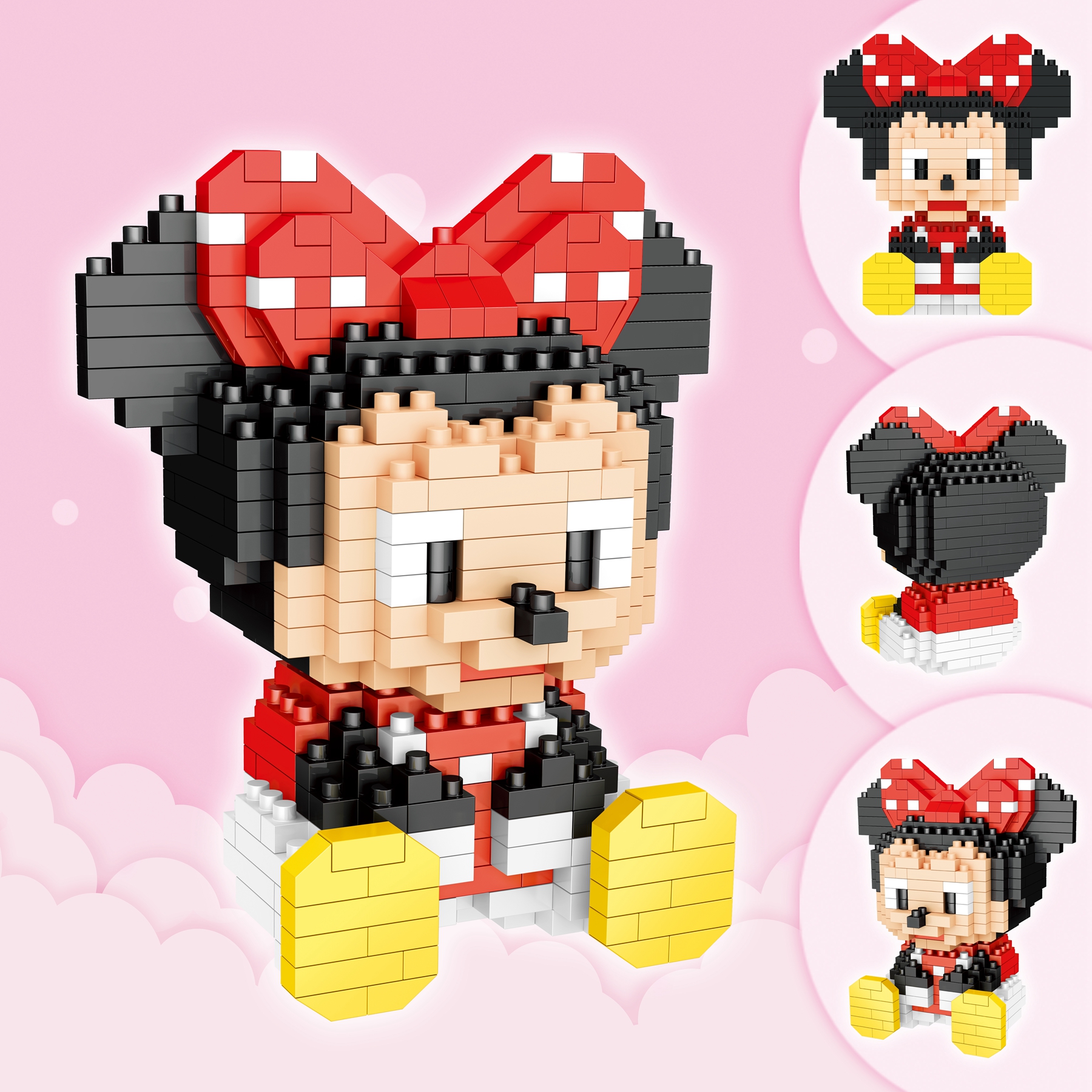 哲高米奇唐老鸭系列微颗粒积木团购