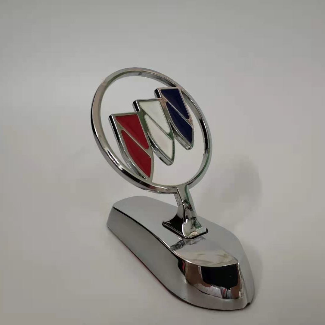 别克立标金属英朗新君越新凯越老新君威车标改装标志机盖车头标别克