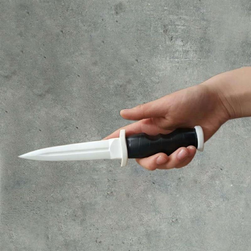 塑料刀橡胶刀刀小品舞台道具95刺刀训练仿真软刀儿童玩具w0血浆