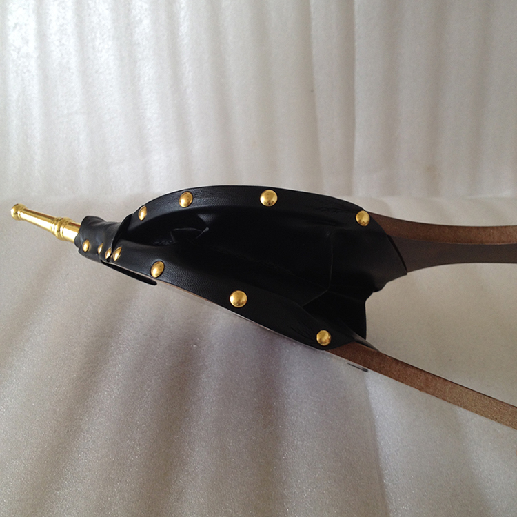 定做手动木质皮老虎吹尘器手风器户外野餐烧烤用品壁炉工具三角嘴中号