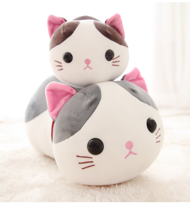 可爱毛绒玩具猫老师公仔长条小猫咪抱枕玩偶生日女生