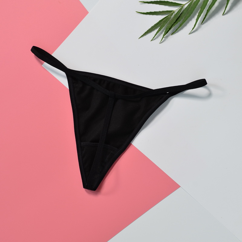 【卓思哲(zhuosizhe)内裤】 比基尼性感三点式丁字内裤女高弹系带全