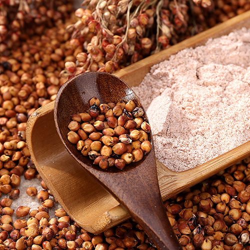 豆乐奇(douleqi)面粉 红高粱面粉纯高粱面 农家自磨3斤高粱粉馒头煎饼