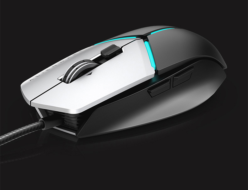 外星人alienwareaw959有线游戏电竞鼠标12000dpi5档调节光学传感赛博