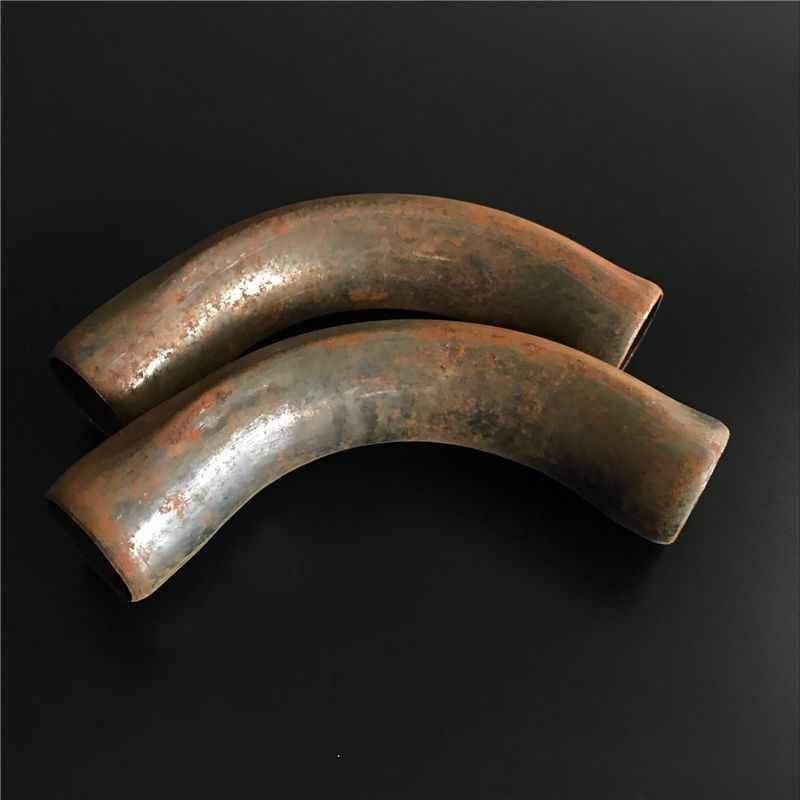煨制大弯弯管长弯头90度弯管焊接弯头碳钢管件焊接90度弯头25mm