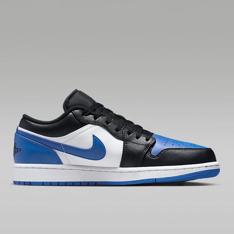 【耐克(nike)篮球鞋】 耐克男鞋jordan 1 low aj1黑蓝白小闪电低帮