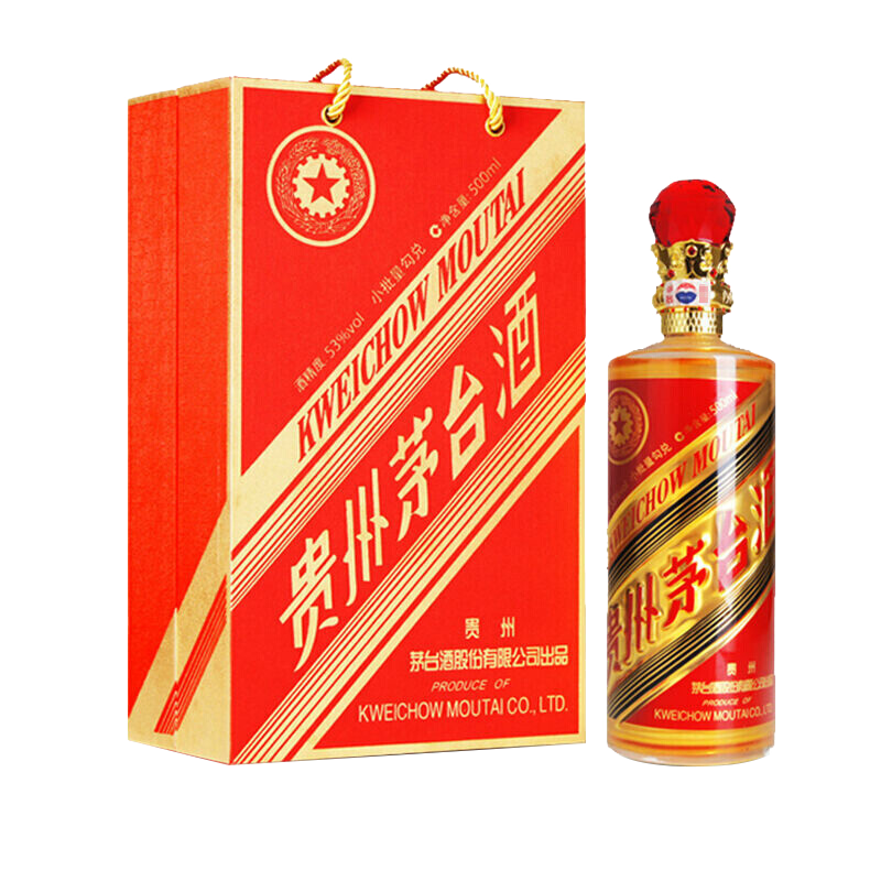 贵州茅台酒53度酱香型白酒茅台金奖百年小批量勾兑500ml单瓶装
