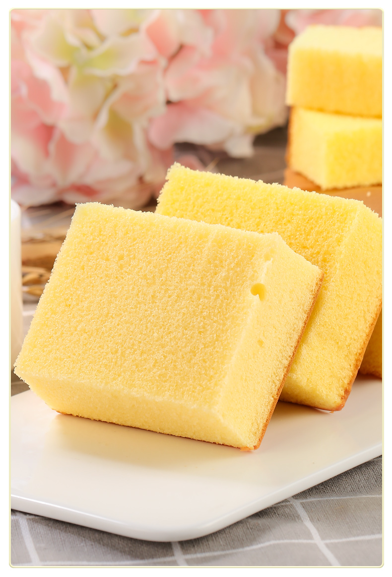 西瓜味的童话锁鲜蛋糕500g1000g手工蛋糕原味纯蛋糕休闲零食早餐食品