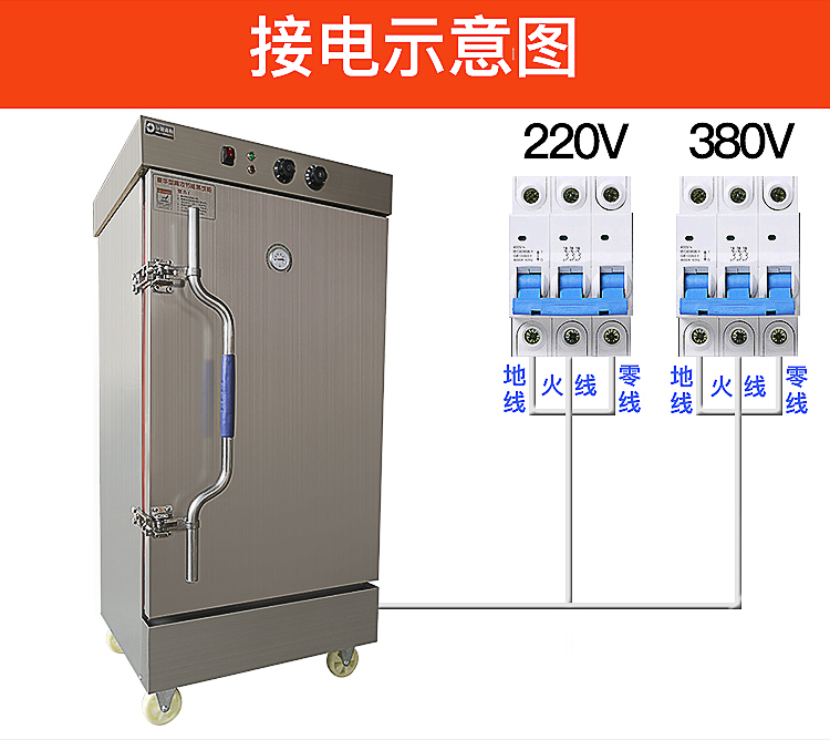 時光舊巷電蒸飯箱蒸櫃蒸飯車蒸飯機蒸飯櫃商用燃氣煤氣廚房220v380v電