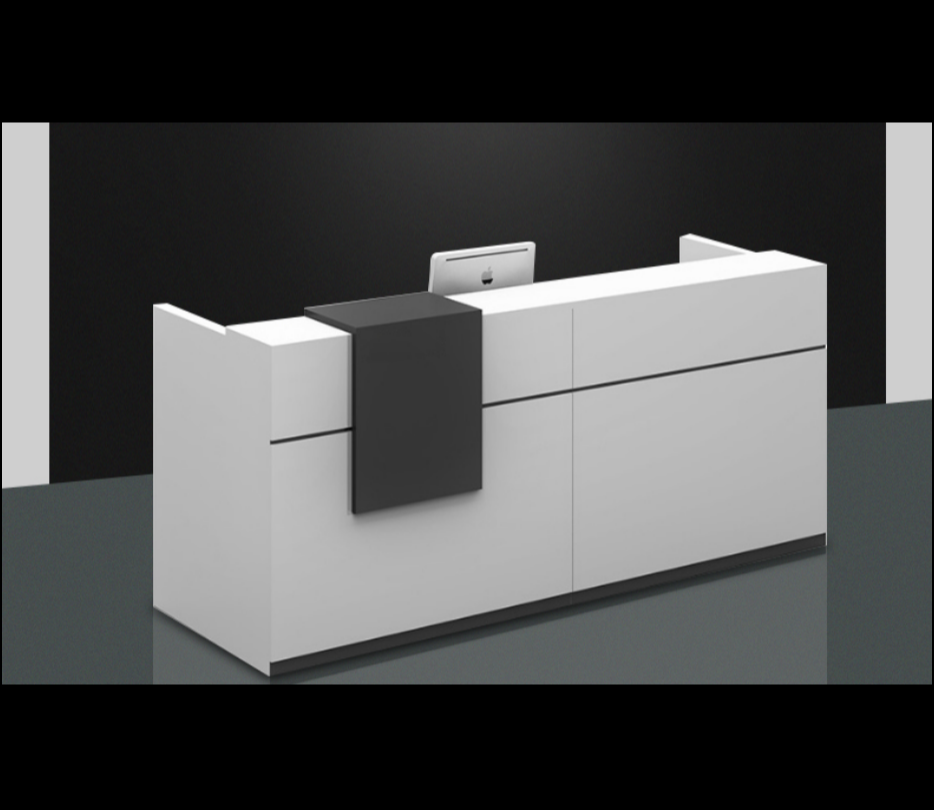 苏宁公司前台接待台简约现代咨询迎宾收银台吧台办公室柜台前台办公桌