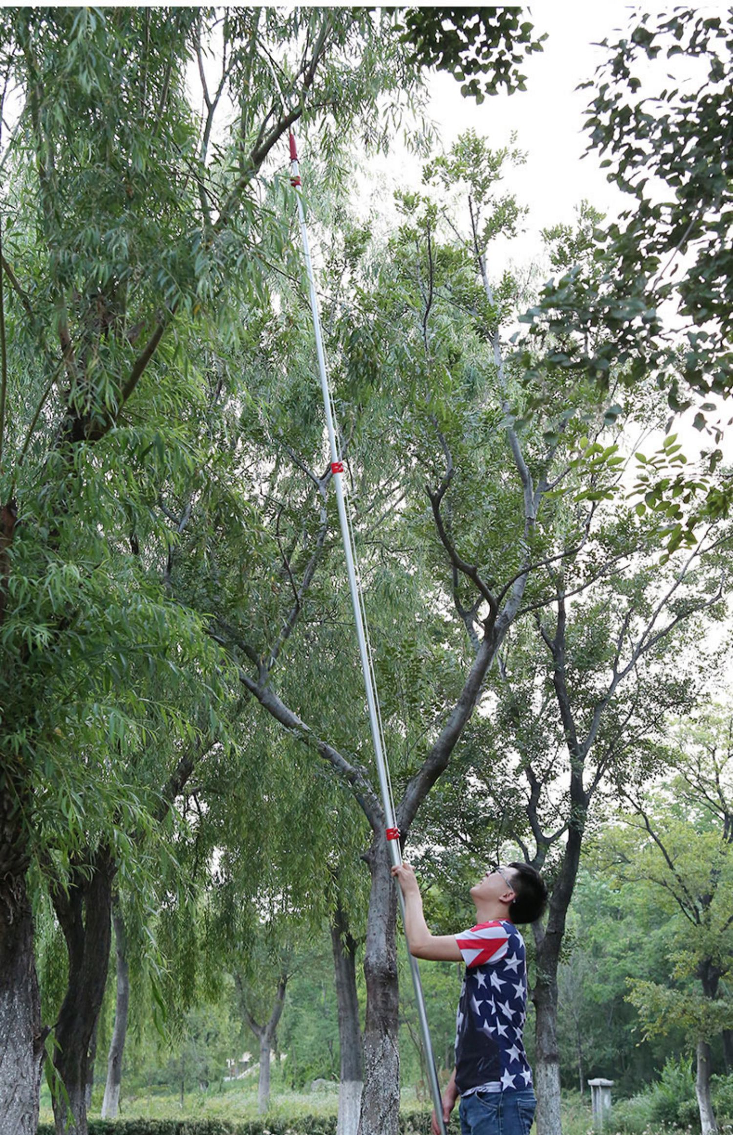 jing ping高枝剪伸縮高空剪枝 剪刀果樹修枝剪修樹枝加長把園林修剪鋸