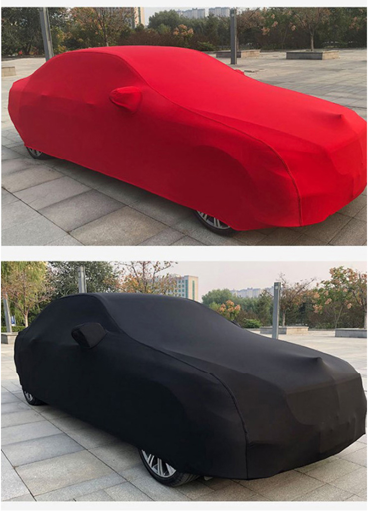 闪电客车衣 店车衣套轿车越野车定制弹力布车罩车展