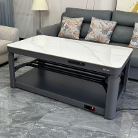 火焰山电暖桌升降茶几长方形多功能取暖桌烤火桌电暖炉家用四面取暖