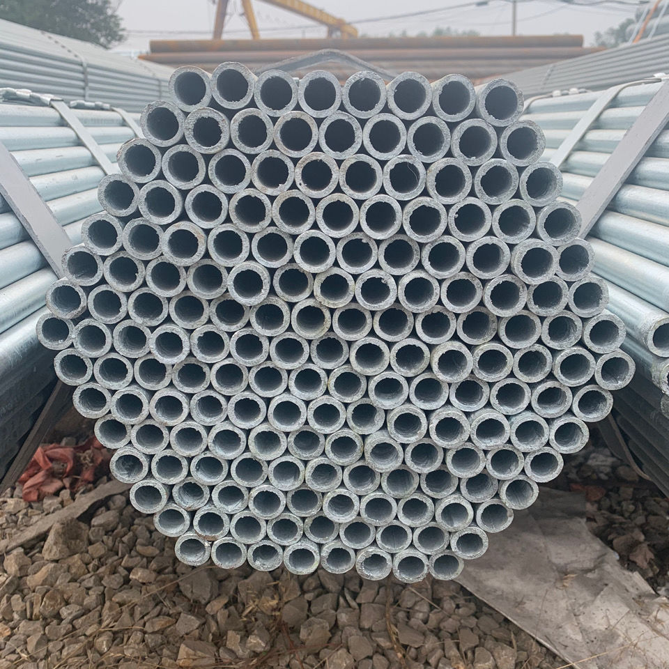 《镀锌钢管空心圆管6米dn20dn25dn100热镀锌32mm穿线管4分6分消防管