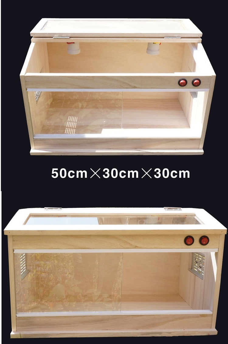 刺猬角蛙爬宠箱蛇鸟鬃狮饲养箱加热蜥蜴蜘蛛守宫米妮陆龟仓鼠虫保温箱