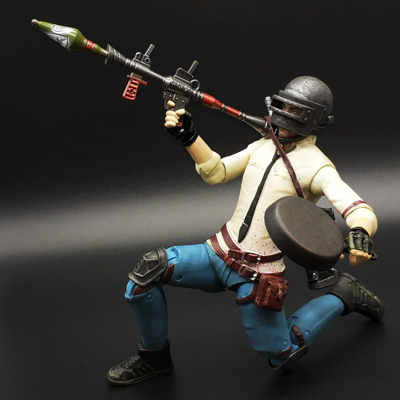 520全球来电绝地求生手办吃鸡模型玩具摆件刺激战场平底锅公