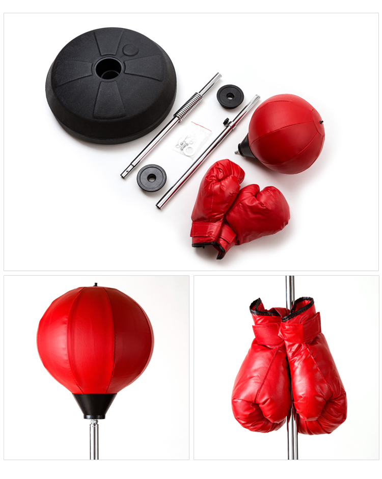 拳击速度球儿童成人家用专业立式不倒翁反应靶子发泄沙袋训练器材免