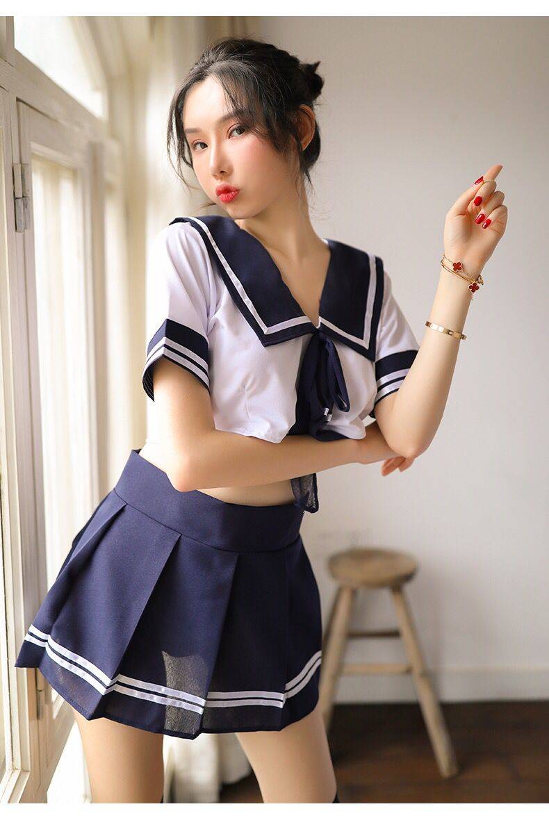 性感情趣内衣女制服极度诱惑免脱学生套装挑逗激情高潮衣服开档骚臻依