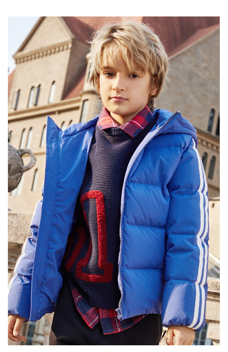 森马(semir)男士羽绒服 semir森马童装羽绒服男童女童青少年冬季连帽