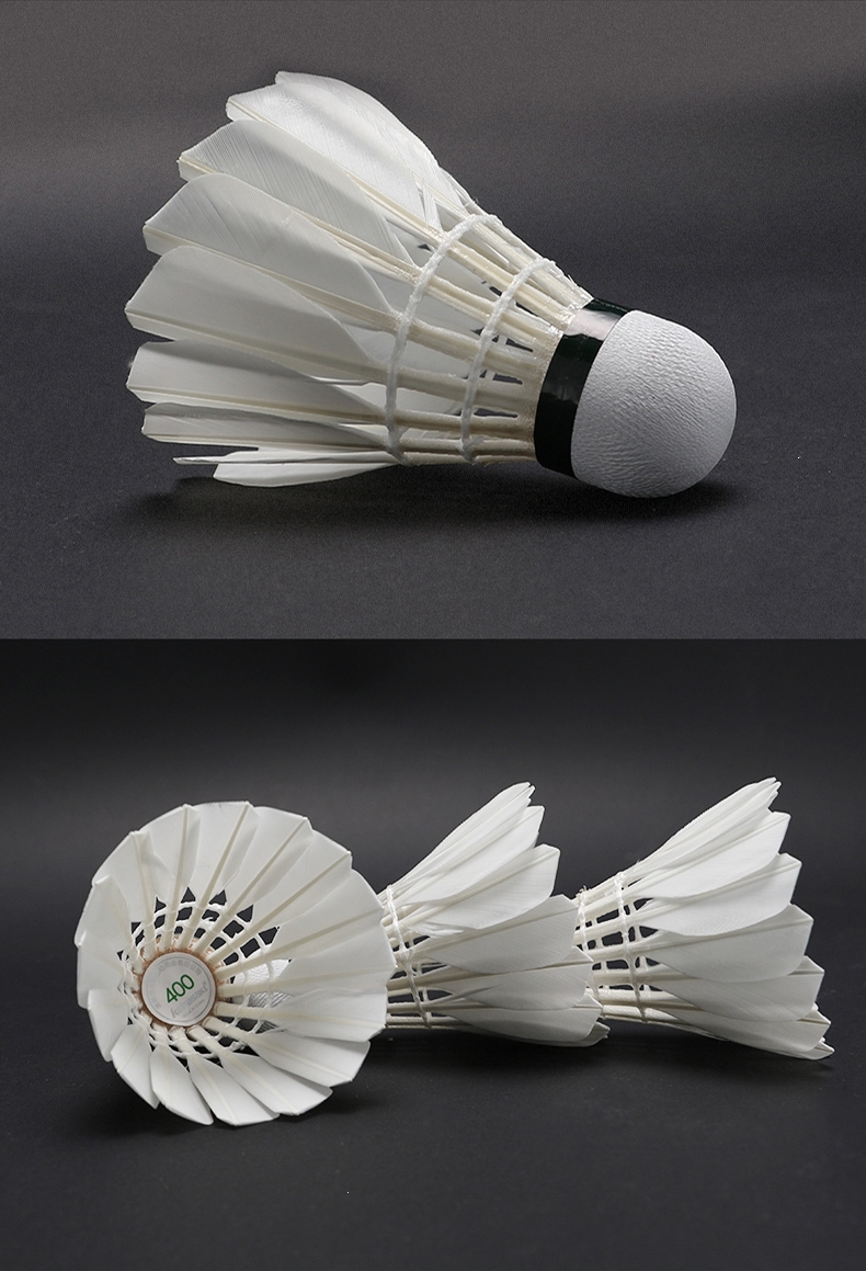 川崎羽毛球 川崎(kawasaki)羽毛球耐打王12只装鹅毛鸭打不易烂室外