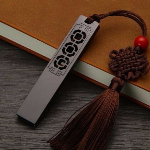 古风u盘64g礼品定制优盘128g32g16g创意学生金属手机两用u盘刻字闪爆