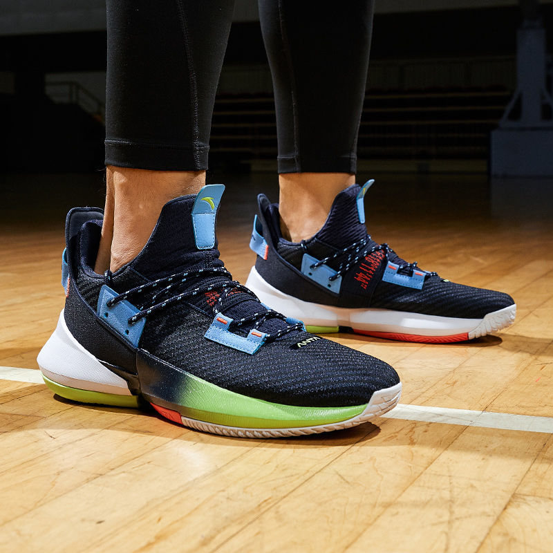 安踏2019冬季潮流ufo空域2代实战低帮潮流篮球运动鞋男112011606