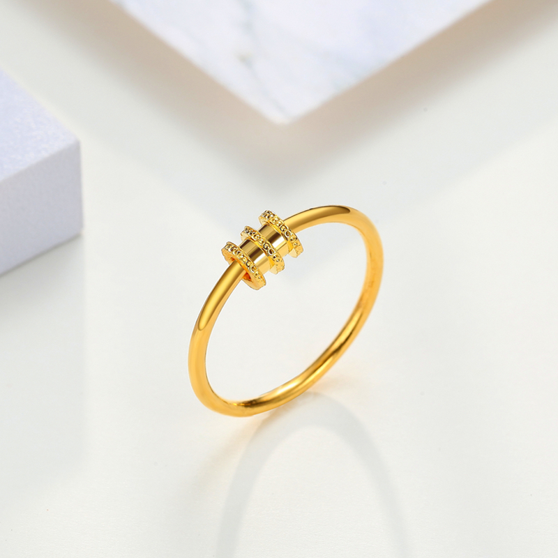 潮宏基(chj)黄金戒指srg30004795 潮宏基 小蛮腰 黄金戒指足金指环女