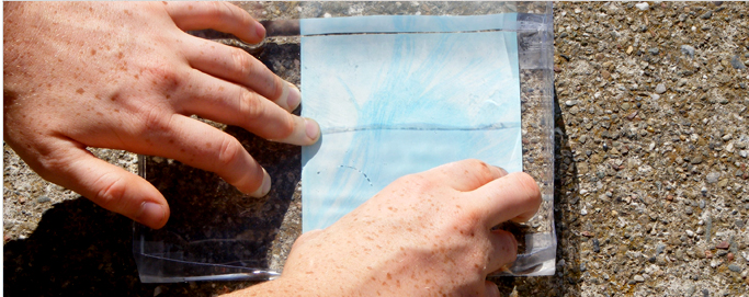 美国sunprint日光印纸蓝晒纸steam幼儿园绿色亲子室户外科学玩具 大号