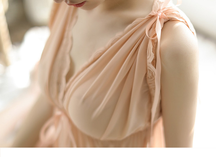 性感睡衣女透明网纱吊带情趣挑逗骚小胸宽松加大码床上诱惑睡裙 卓