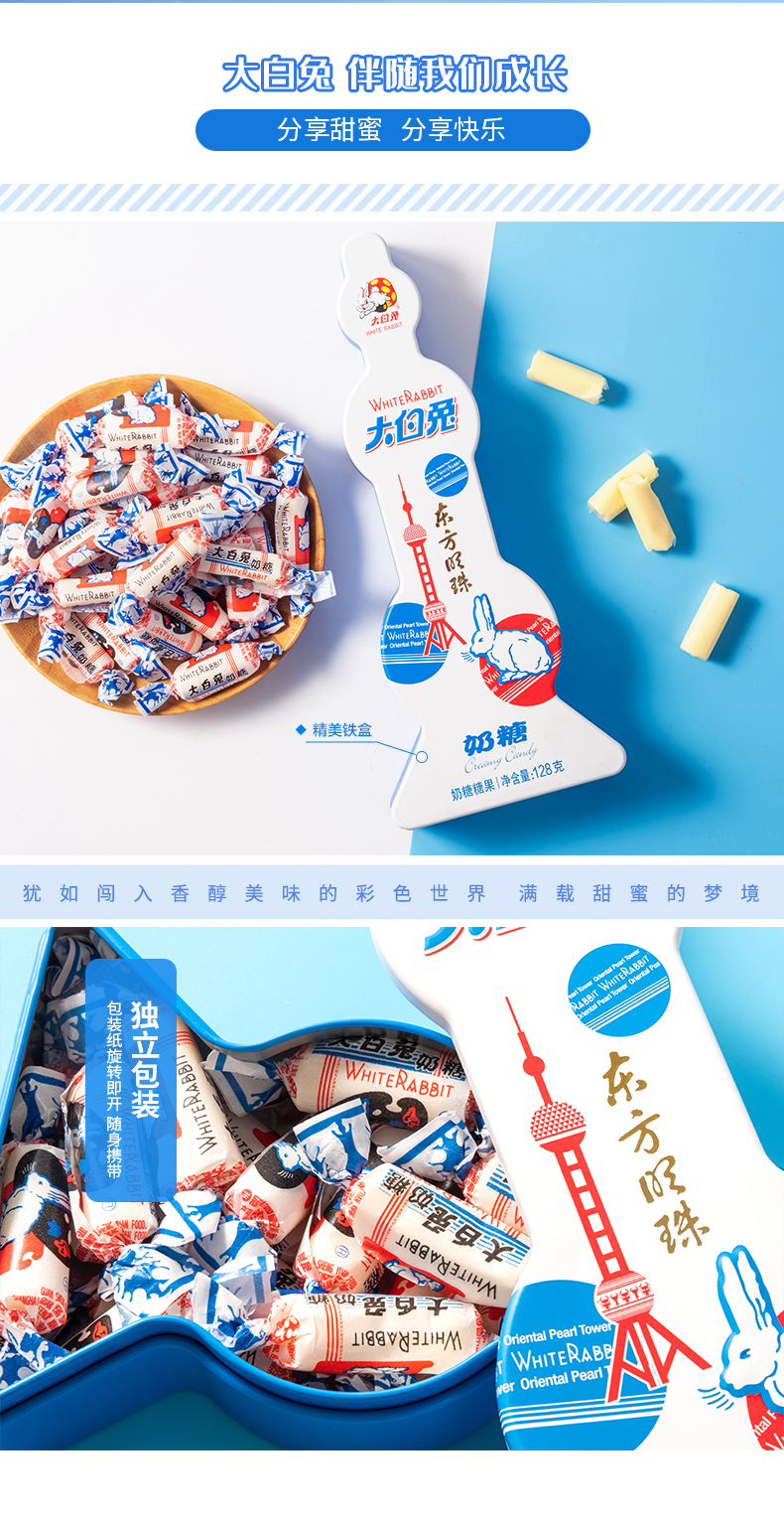 大白兔奶糖包装设计图片
