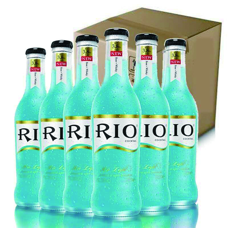 rio锐澳威士忌鸡尾酒蓝玫瑰味275ml