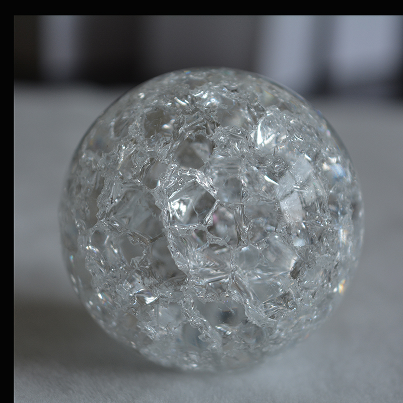 水晶球5冰裂球6玻璃球8球9cm汽泡球3厘米4公分假山流水球托座12cm汽泡