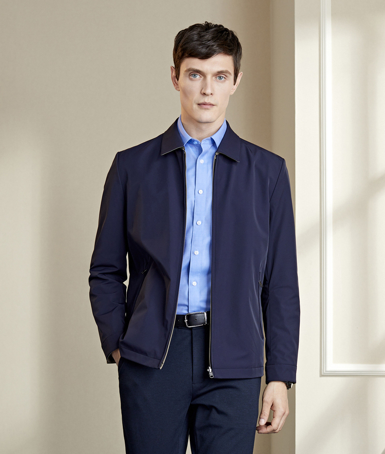 超级新品 youngor/雅戈尔男士夹克秋冬季商务休闲官方中青年外套茄克