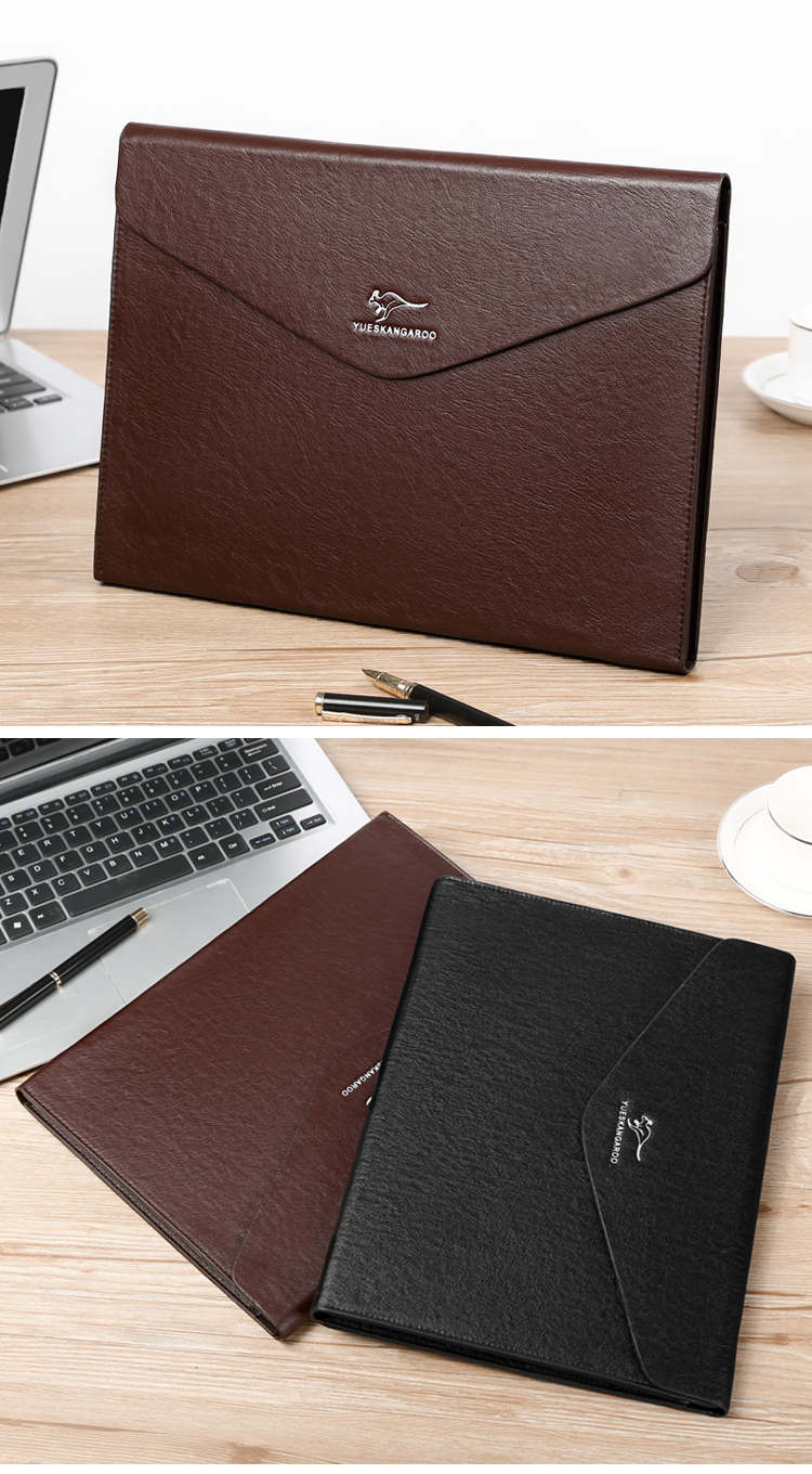 商务夹包老板男士包包潮信封包牛皮手拿包会议a4公文包手包new lake
