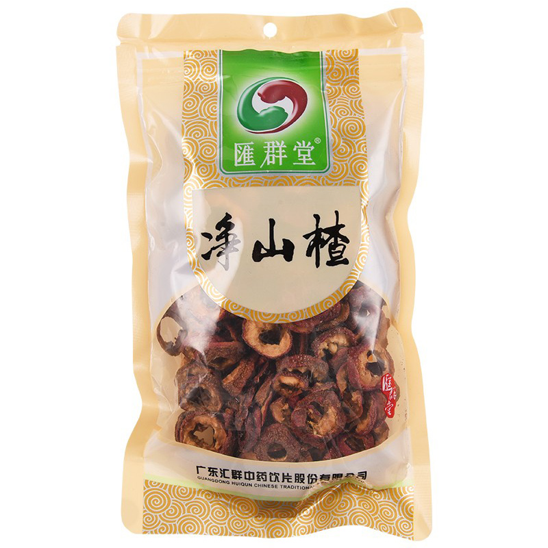 汇群堂净山楂150g 消食健胃 行气散瘀 化浊降脂 用于肉食积滞 胃脘