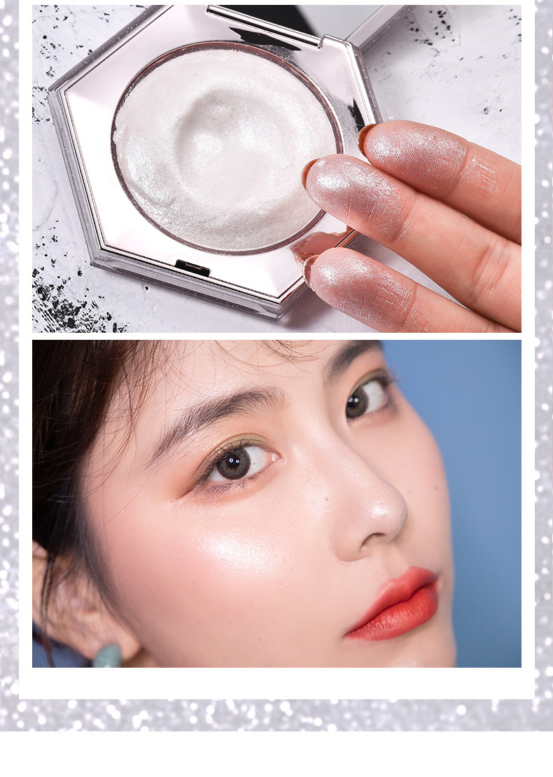土豆泥质地钻石高光粉闪粉饼提亮粉立体轮廓神仙修容盘鼻影香槟冰淇淋