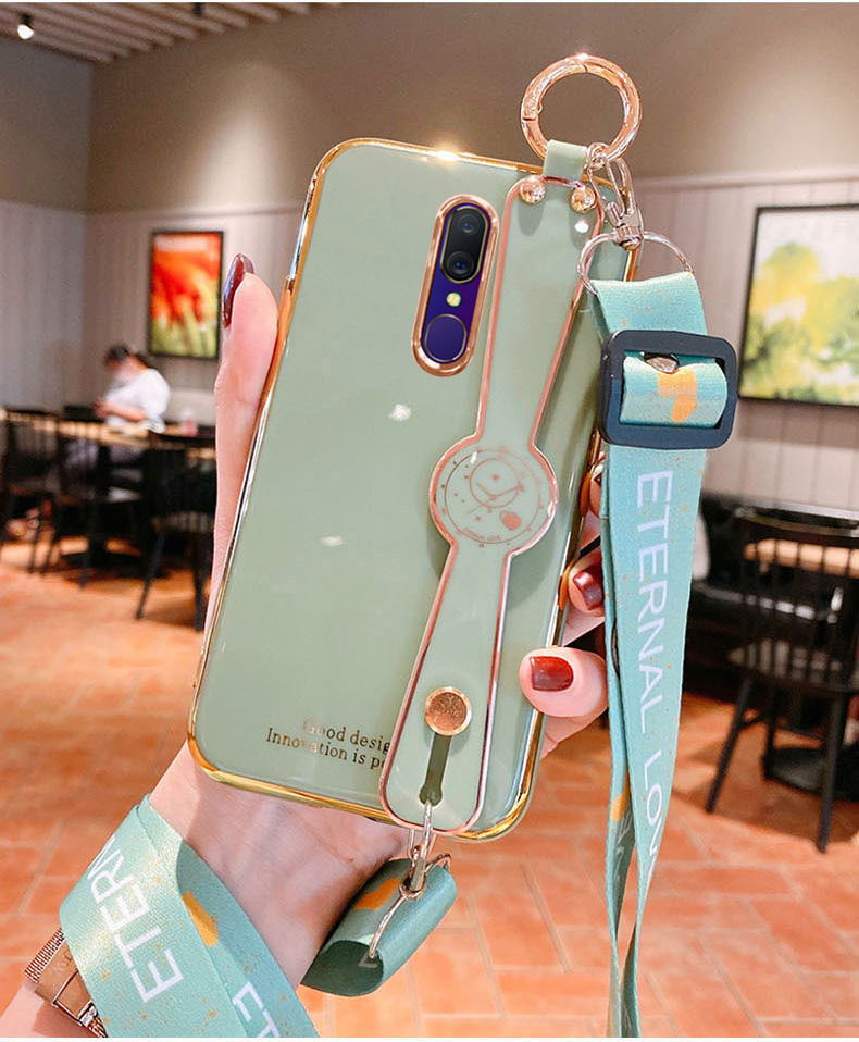 闪爆oppoa8手机壳oppoa9腕带挂绳a8保护套pdbm00全包pcam10防摔oppa