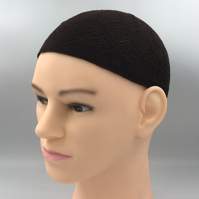 suntek新款帽子男瓜皮帽针织帽礼拜帽回族薄款阿拉伯帽子透气时尚男帽