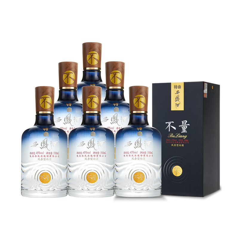 酒厂自营西凤酒特曲西凤酒不量凤香型春节过年送礼白酒45度整箱500ml